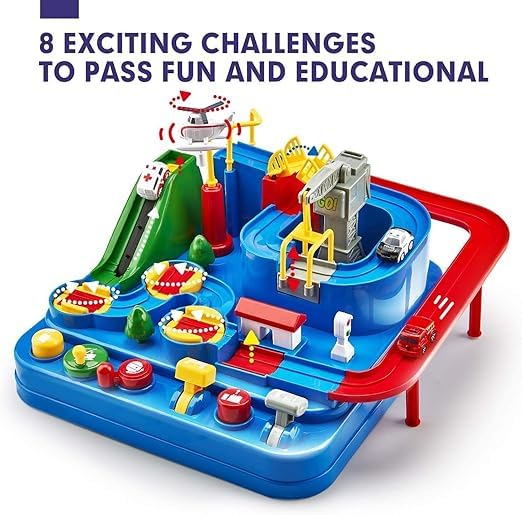 Smartcraft car Parking Adventure Toy for Kids /3+ Year Old Boys Girls/Pre Educational Learning Toy Puzzle Car Gift for Kids