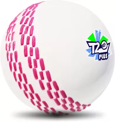 Jaspo T-20 Plus Practice Cricket /Wind Balls for Indoor & Outdoor Cricket Synthetic Ball (Pack of 3, White)