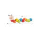 Smartcraft Toys Wooden Rattles Toys for Baby New-Born Kids Develops Sensory Skill- Set of 4 pcs (Multicolor)
