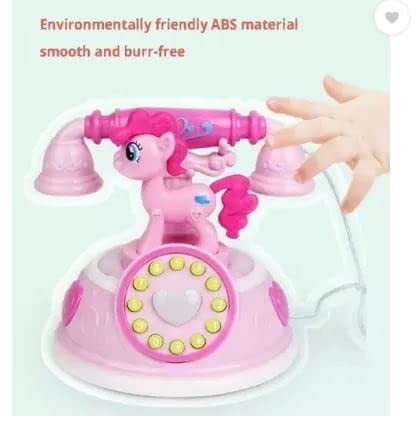 Toy Telephone, Toy Mobile, Toy Cell Phone, Telephone Old Style Landline Simulation Toy for Kids