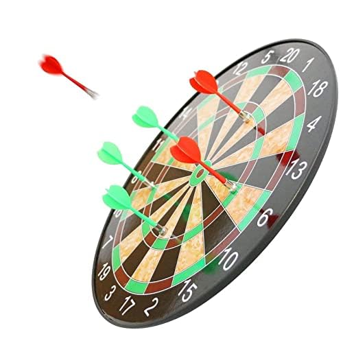 Smartcraft Magnetic Dartboard with 6 Soft Darts Family Indoor & Outdoor Fun Games, Dart Board Set (Multicolour-Large)