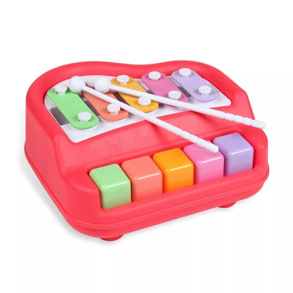 Musical Xylophone and Mini Piano, Non Toxic, Non-Battery, Assorted Color