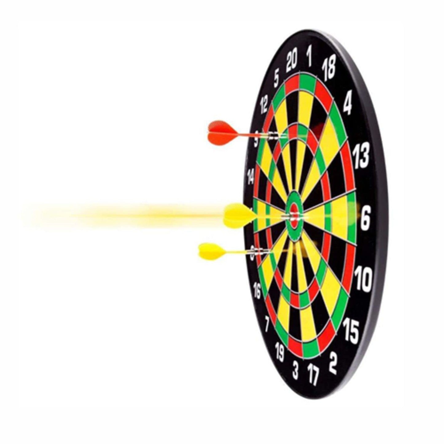 Smartcraft Magnetic Dartboard with 4 Soft Darts Family Indoor & Outdoor Fun Games, Dart Board Set (Multicolour)