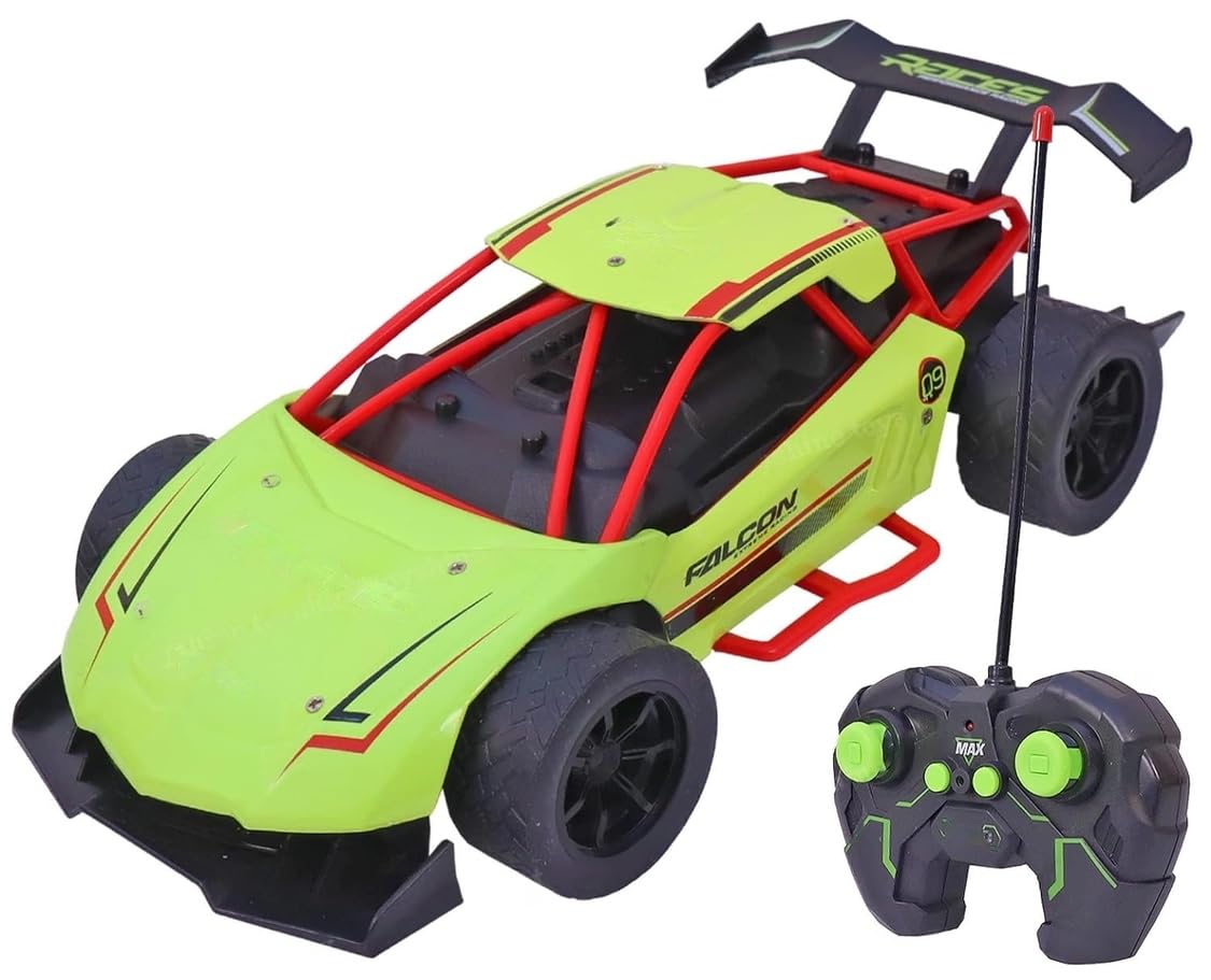 Racing Metal Model Super Sports Remote Control Car with Rubber Typres, Handle Remote, Slim Body, Rechargable.