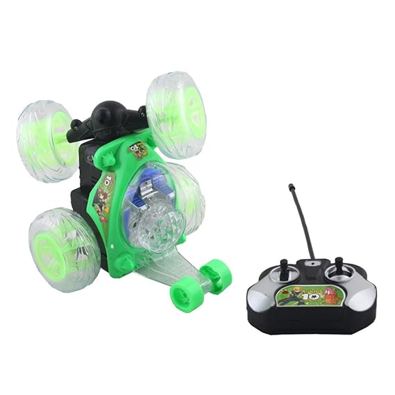 Smartcraft Remote Control Car RC Stunt Vehicle 360 Rotating Rolling Radio Control Electric Race Car Boys Toys Kids