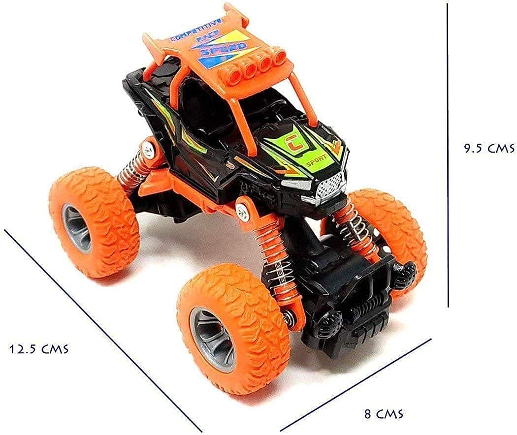 Smartcraft Pull Back Mini Rock Car Crawler Monster Racing Car Toy Independent Shock Absorption Toy Car for Kids