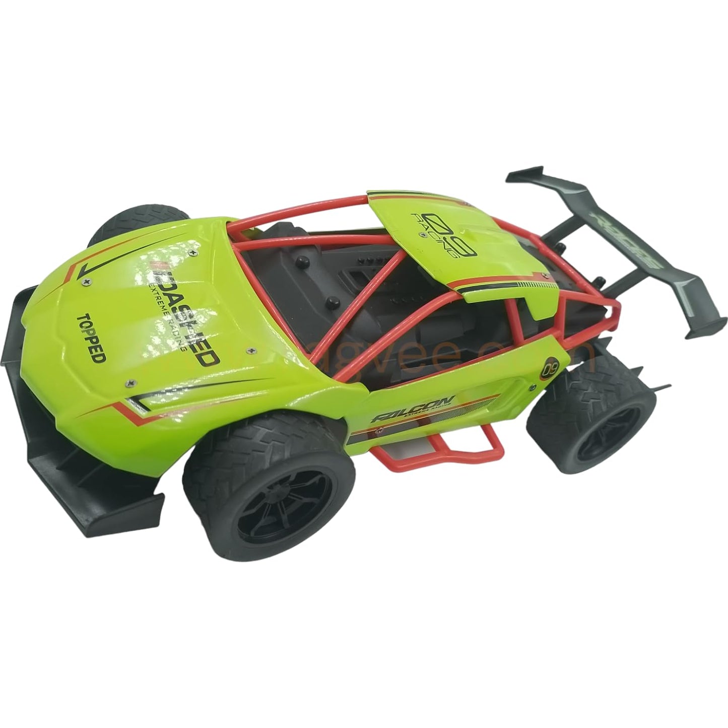 Racing Metal Model Super Sports Remote Control Car with Rubber Typres, Handle Remote, Slim Body, Rechargable.