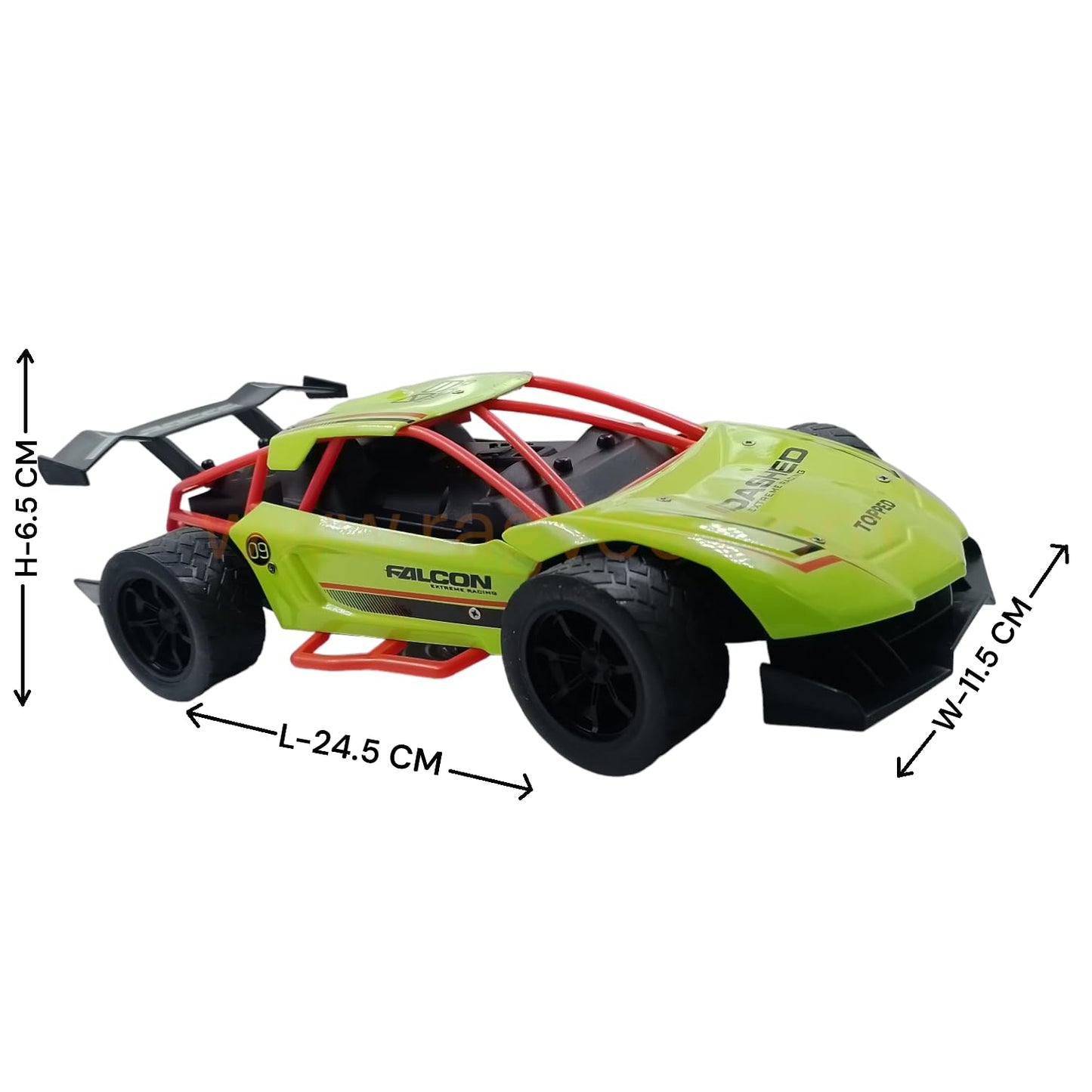Racing Metal Model Super Sports Remote Control Car with Rubber Typres, Handle Remote, Slim Body, Rechargable.