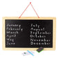 Smartcraft Wooden Frame Double Sided Magnetic Whiteboard and Black Slate with Alphanumeric, Mathematical Signs for Kids