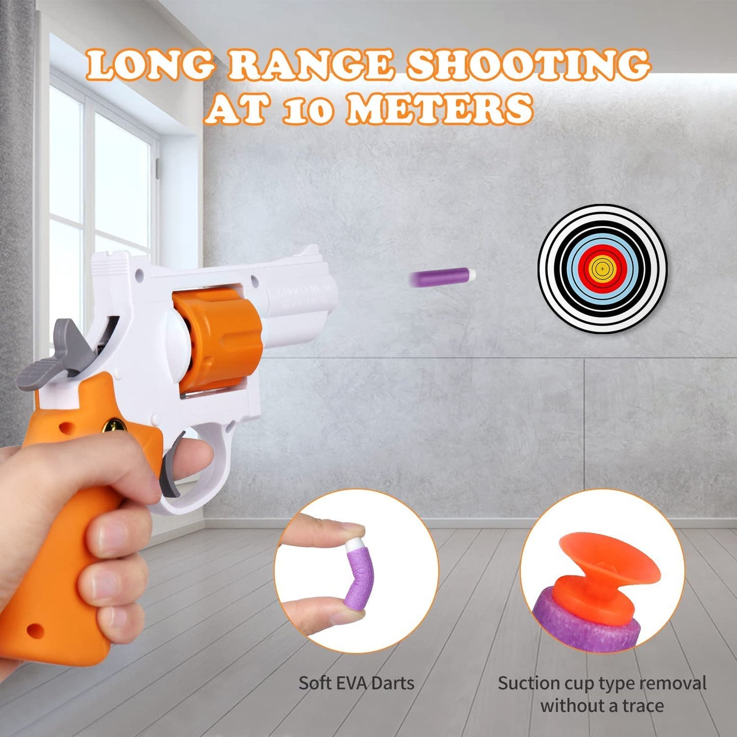 Soft Bullet Toy Guns Cool Toy, Safe Foam Bullets Darts, Education Toy