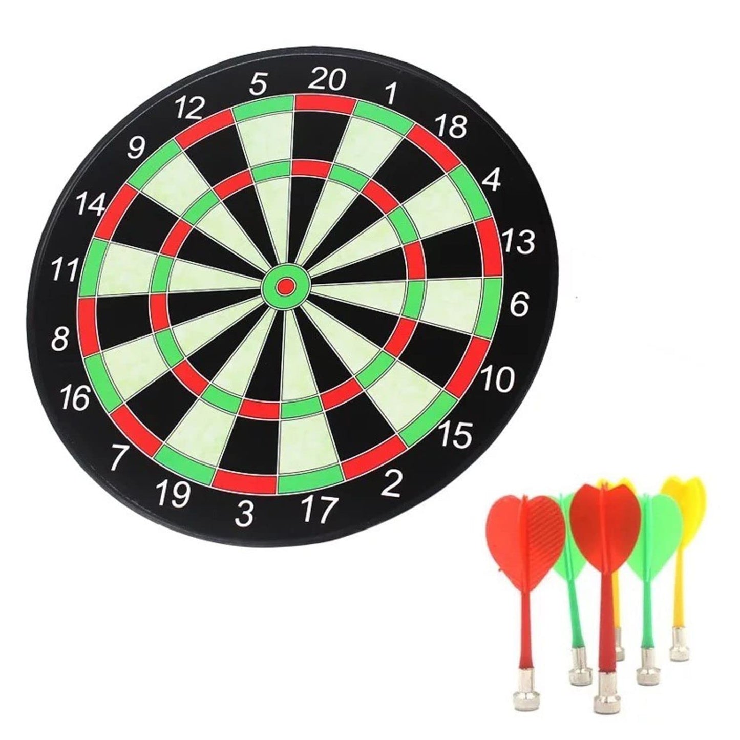 Smartcraft Magnetic Dartboard with 4 Soft Darts Family Indoor & Outdoor Fun Games, Dart Board Set (Multicolour)