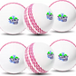Jaspo T-20 Plus Practice Cricket /Wind Balls for Indoor & Outdoor Street Cricket Synthetic Ball  (Pack of 6, White)