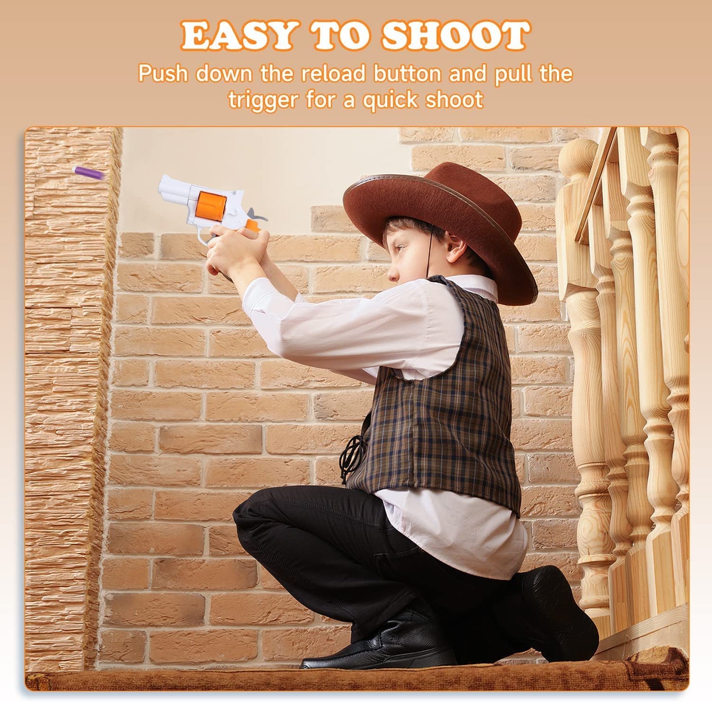 Soft Bullet Toy Guns Cool Toy, Safe Foam Bullets Darts, Education Toy