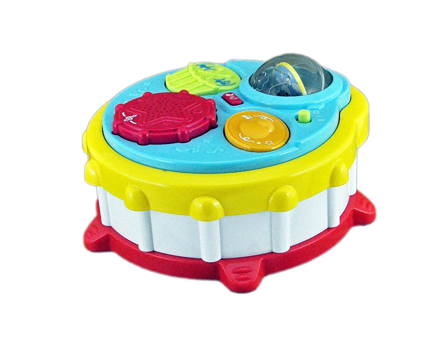 Drum Set, Hang Drum, Drum Pad, Toy Music Paradise Drums With Music, Light And Rotating Rattle Touch Drum