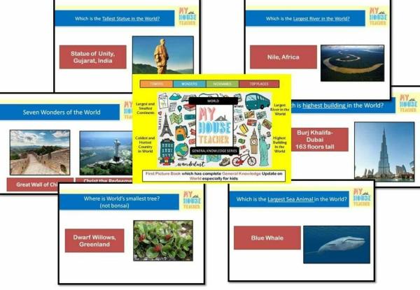 General Knowledge 2023, Lucent GK, Photo Book, On World Especially For Kids Educational Learning Toys