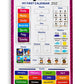 Kids Calendar, Home Calendar For Kids, Children Learning Toys Day, Date, Month, Weather, Season Learning Board