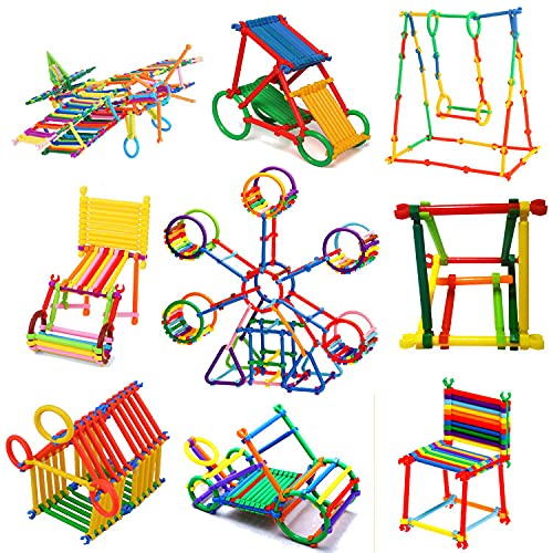 Magnetic Blocks, Toy Blocks, Magic Building Kit Blocks, Colourful Building Stick Kits, Connector Set Innovative Shapes And Designs Can Be Made