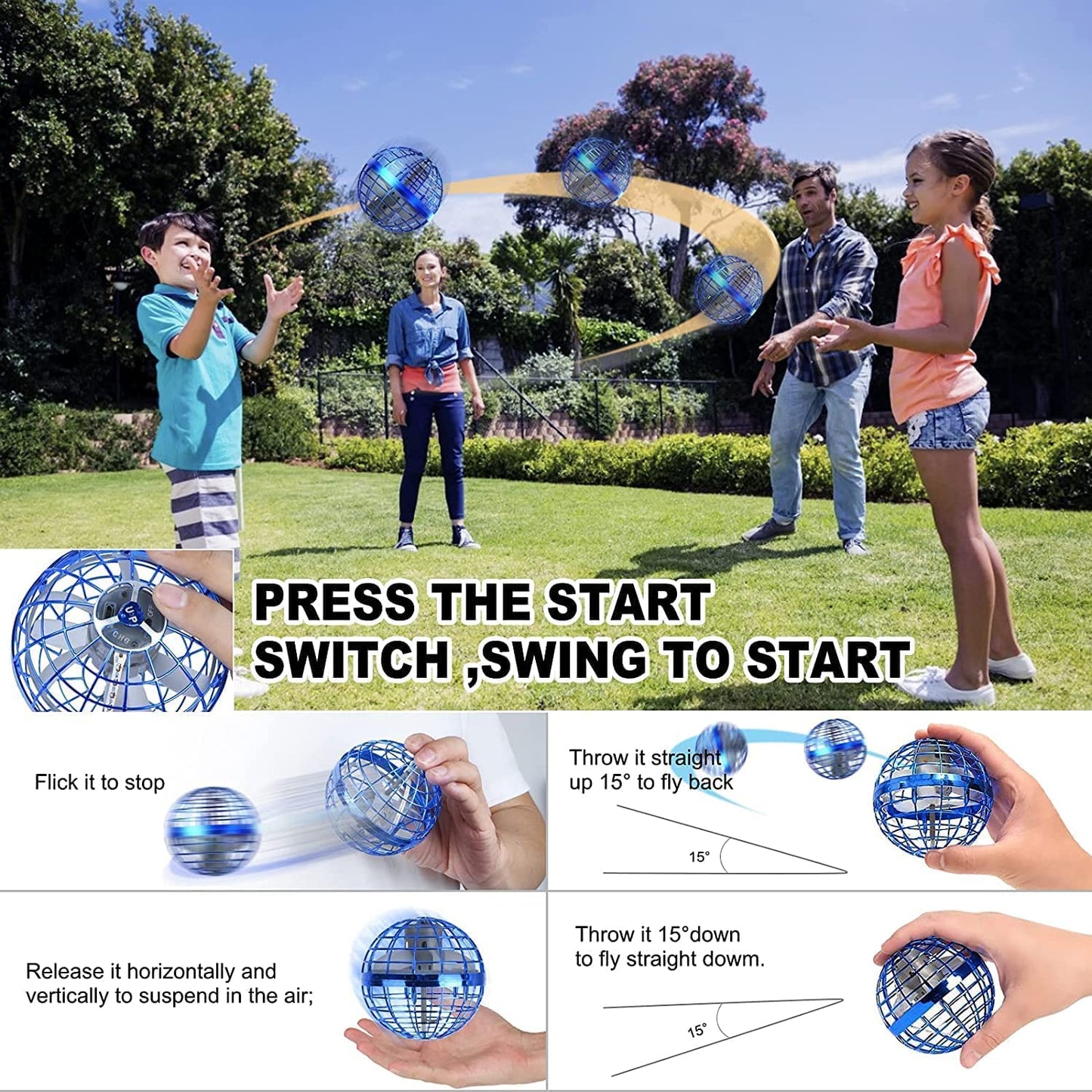 Mini UFO, Fingertip Upgrade Flight Gyro Flying Spinner Decompression Toy For Adult And Kids