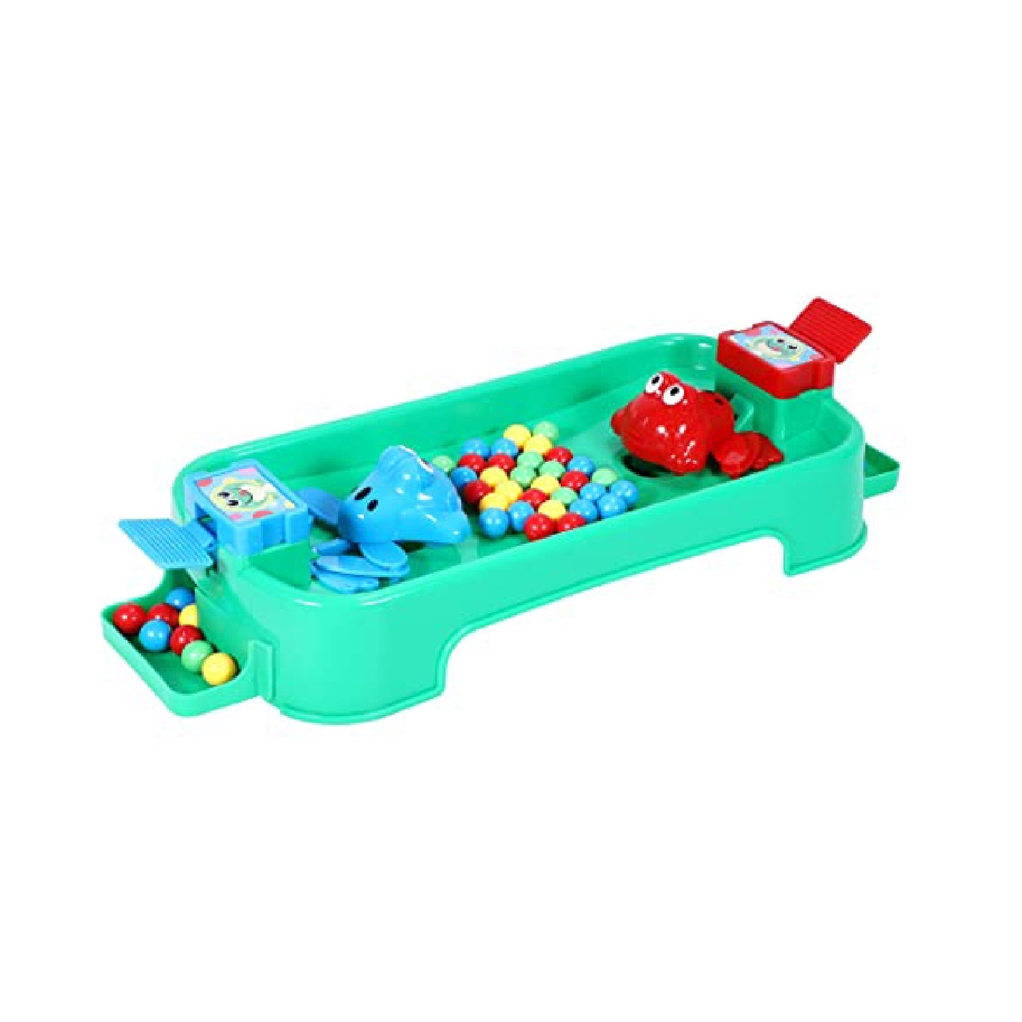 Children's Multiplayer Classic Board Games For Toddlers, Frog Catcher Game Hungry Frog Eating Beans Toys (2 Frog)