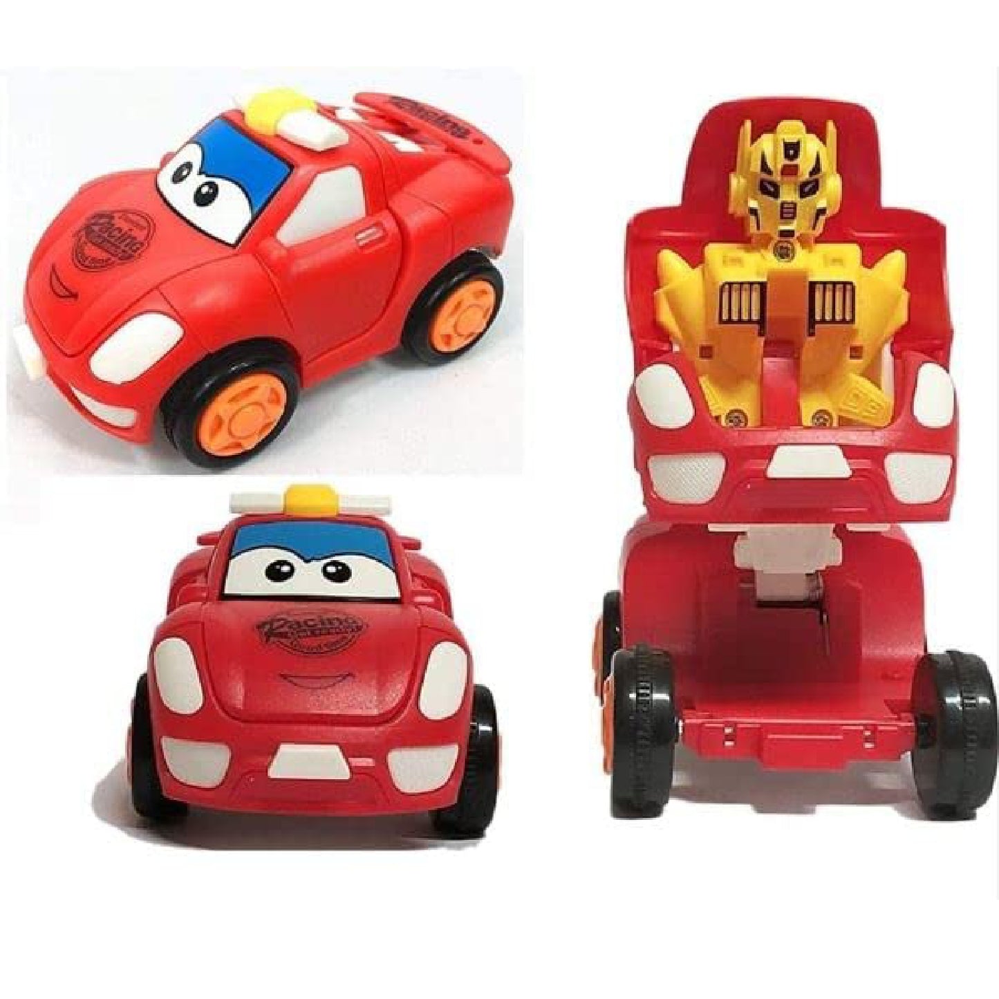Robot Car, Racing Car Toy for Kids Converting Car to Robot, Robot to Car