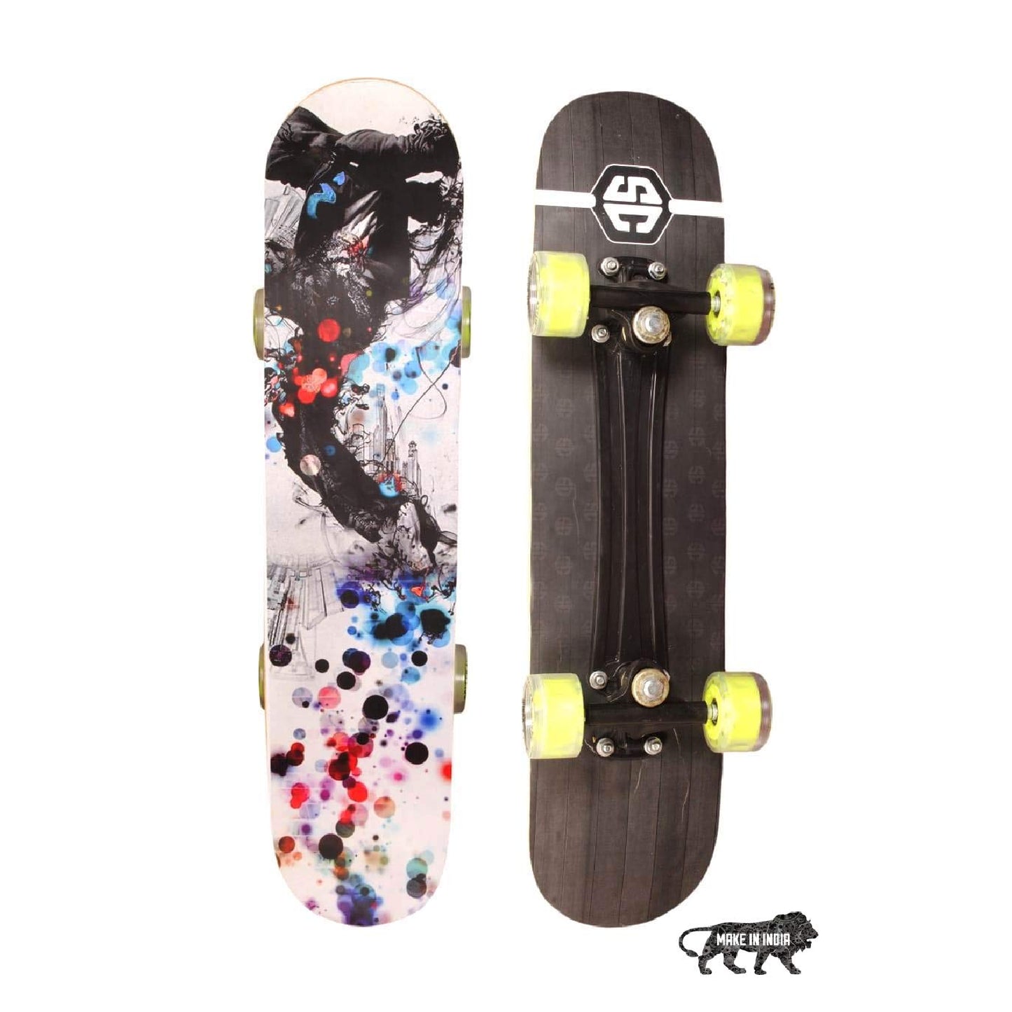 Skateboards For Kids, Skating, Fiber Skateboard Specially Designed With A Pro Pattern And Length Of 27" X 6.5" Width