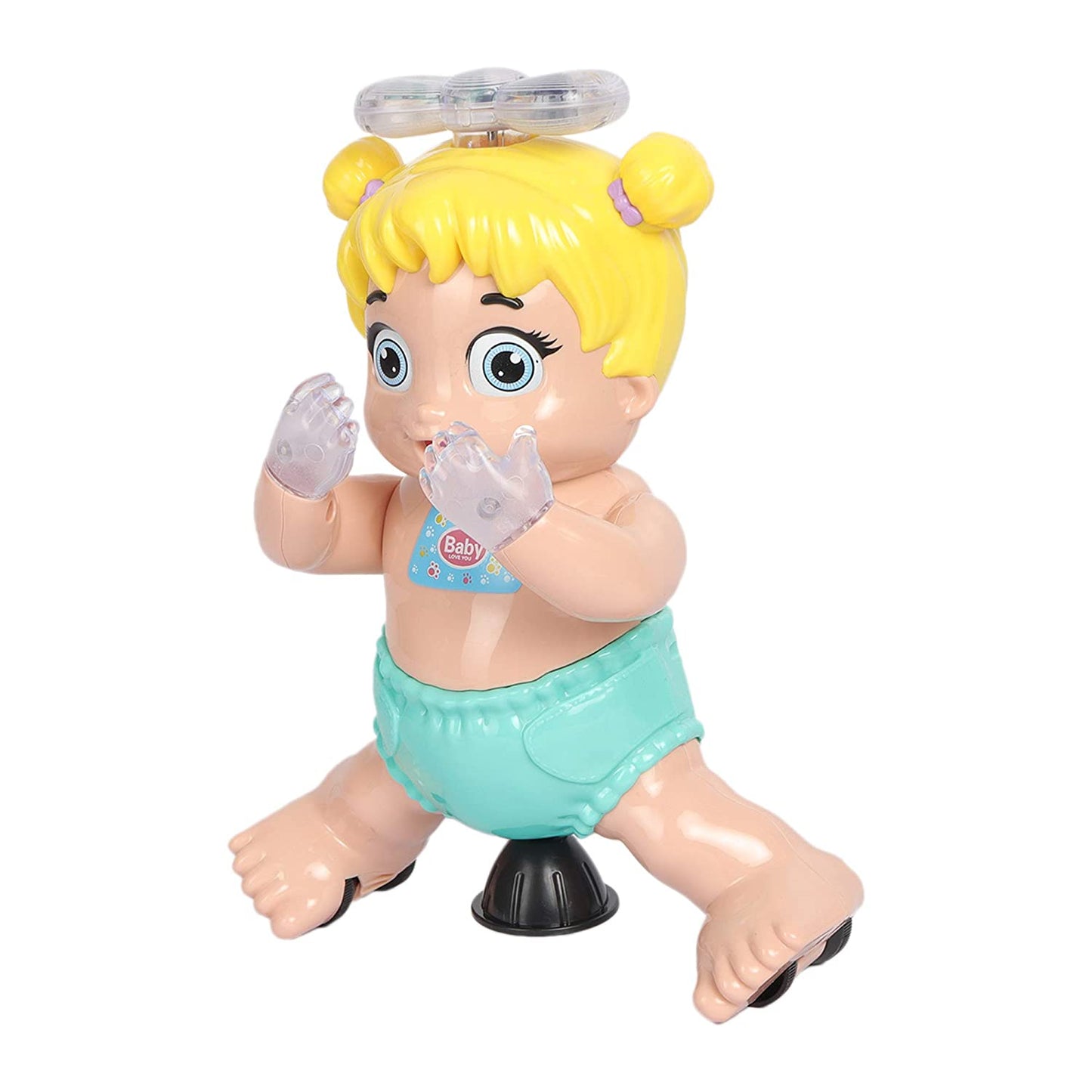 Singing and Dancing Doll, 360 Degree Rotating Musical Dancing, Singing Doll with Bump & Sound