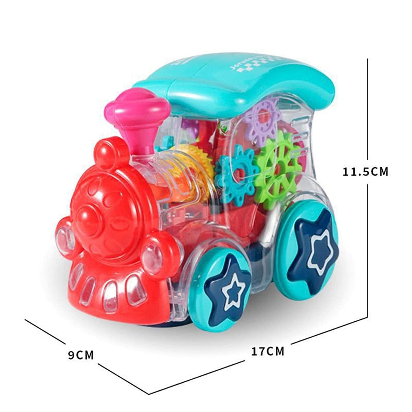 Train Toys For Kids, Train Game, Train Engine Concept Musical And 3d Lights Kids Transparent Vehicle