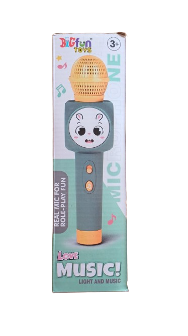 Smartcraft Musical Microphone for Kids Singing Mike with 3D Lights Music