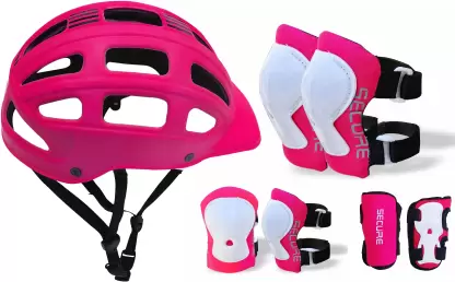 Jaspo Sx 4 Protective Set Pink Skating Kit Skating Guard Combo (Pink)