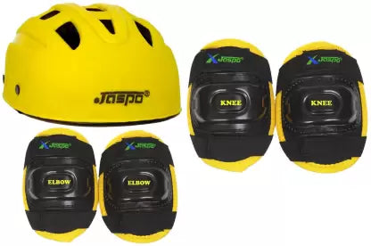 Jaspo Brillient Intact Senior Combo (skates+helmet+knee+elbow+bag)for age 6-14 years Skating Kit