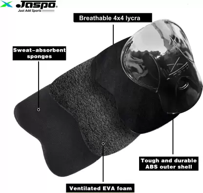 Jaspo Secure Hybrid Knee & Elbow Guards Combo for Skating, Cycling for All Age Groups - Medium Size Skating Kit