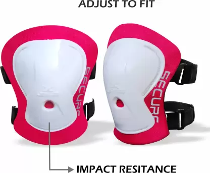 Jaspo Sx 4 Protective Set Pink Skating Kit Skating Guard Combo (Pink)