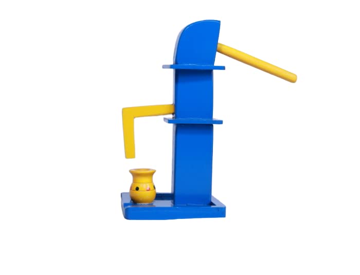 Wooden Hand Pump Toy, Showpiece For Table Decor Decorative Showpiece