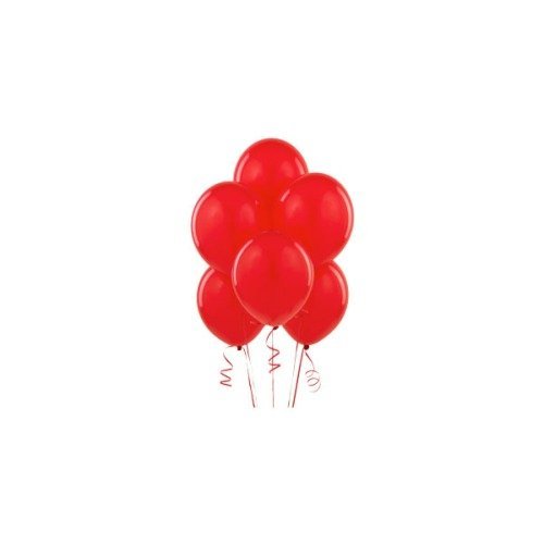 Decorative Balloons For Party, Metallic Balloons, Part Balloons - Pack Of 100 (Red)