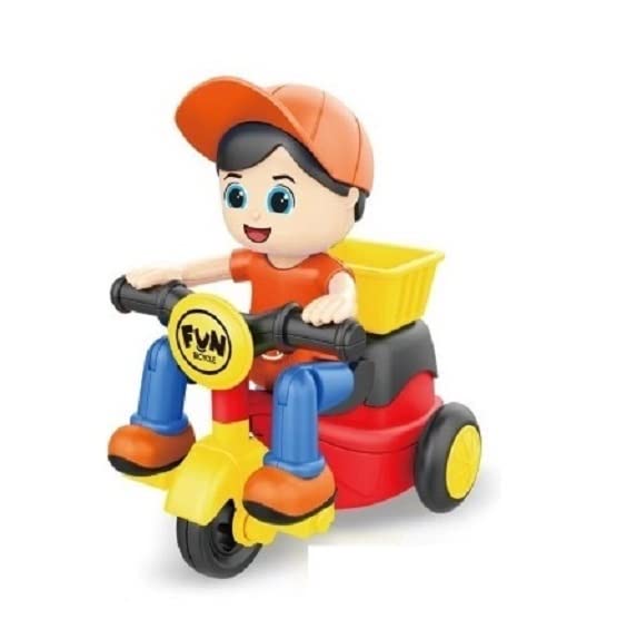 Mini Tricycle, Cartoon Scooter Toy, with Inertia & Swing Function Stunt Scooter Toy