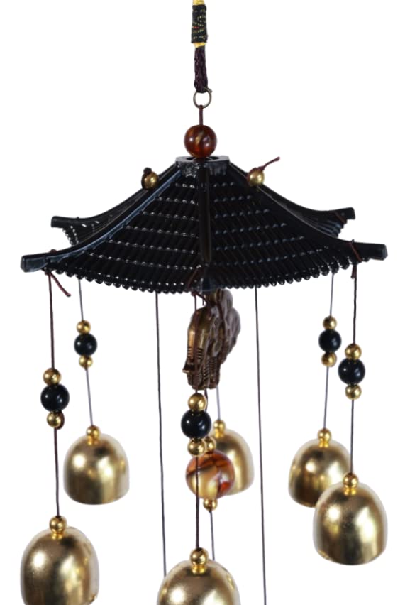 Metal And Wooden Wind Chimes, Wind Bell, Wind Chain Home Positive Energy Balcony Bedroom
