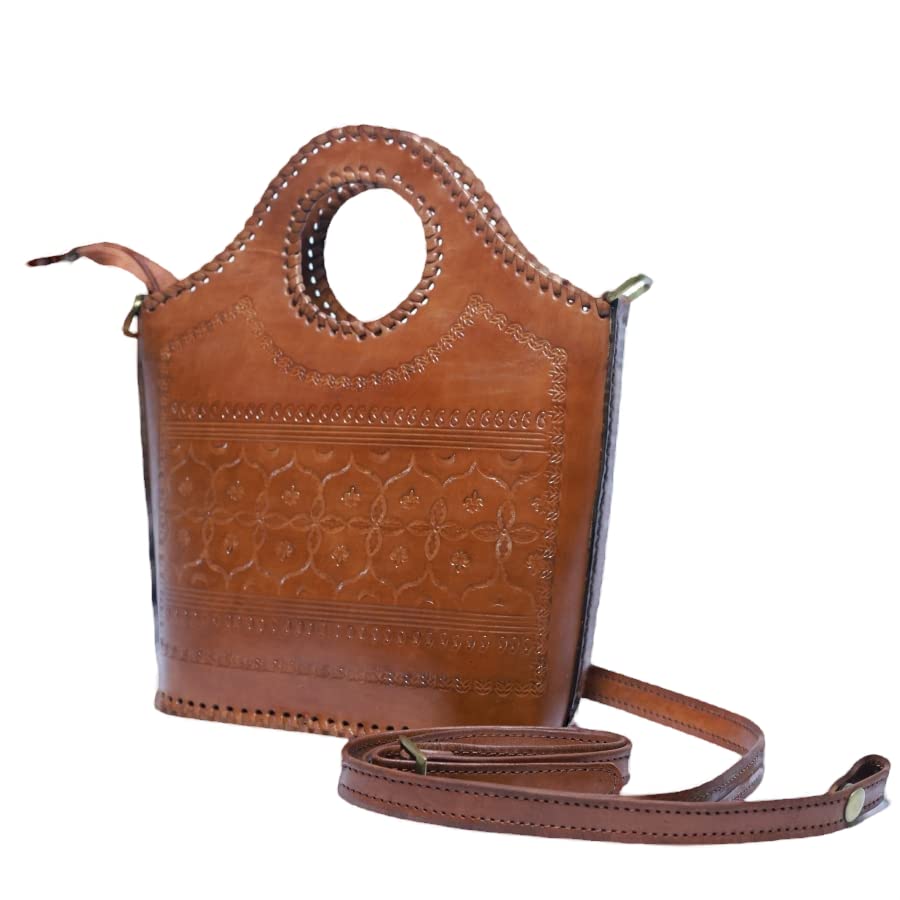 Leather Backpack With Zipper Closure, Hand Made, Artistry Bag