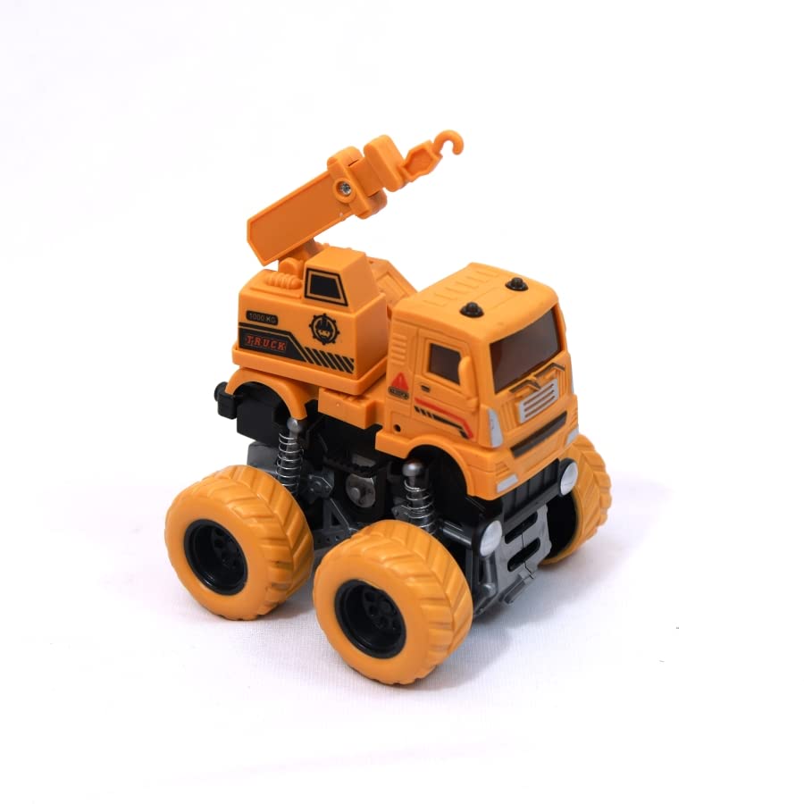 Construction Truck Toy Set | Friction Powered Vehicles for Toddlers | Construction Truck Set for Boys & Girls
