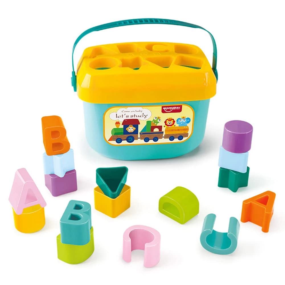 Baby Building Blocks, Building Block Toys For Kids, Alphabets And Shapes Learning Building Blocks