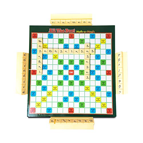 Board Games, Ludo, Chess Game Monopoly, Scrabble Smart Brain Power & Math-a-magic For 6+ Kids & Adults