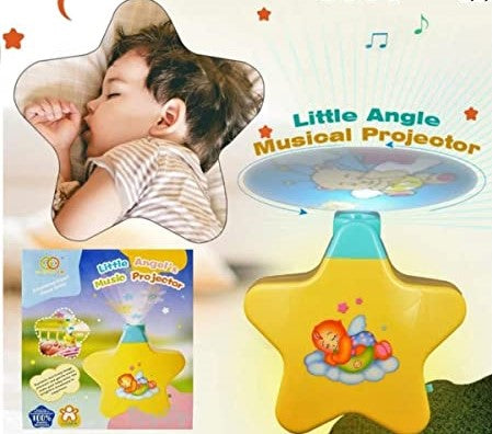 Mini Projector, 4k Projector, New Born Toy, Little Angel Baby Sleep Star Projector With Star Light Show And Music For Kids