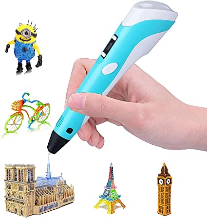 3d Pen, Printing Pen, 3d Printing Pen For Creative Modelling Art With Power Adapter