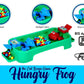 Children's Multiplayer Classic Board Games For Toddlers, Frog Catcher Game Hungry Frog Eating Beans Toys (2 Frog)