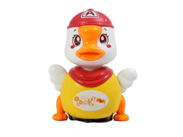 Duck Soft Toy, Children Stunt Electric 360 Degree Rotating Swing Duck Plush, With Light Effects Rotating