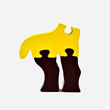 Animal Puzzle, Giraffe Learning Fun Activity for Your Kids Wooden Toys for 2-12 Years Unisex Kids