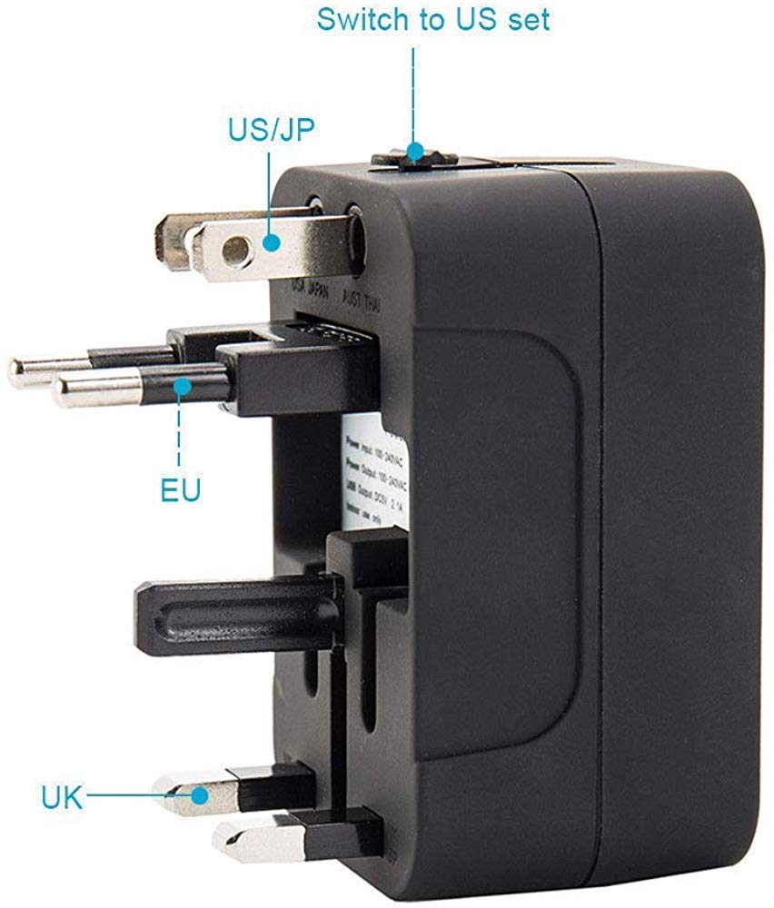 Compatible Adapter, International Travel Power Plug Adapter -Multipurpose Adapter