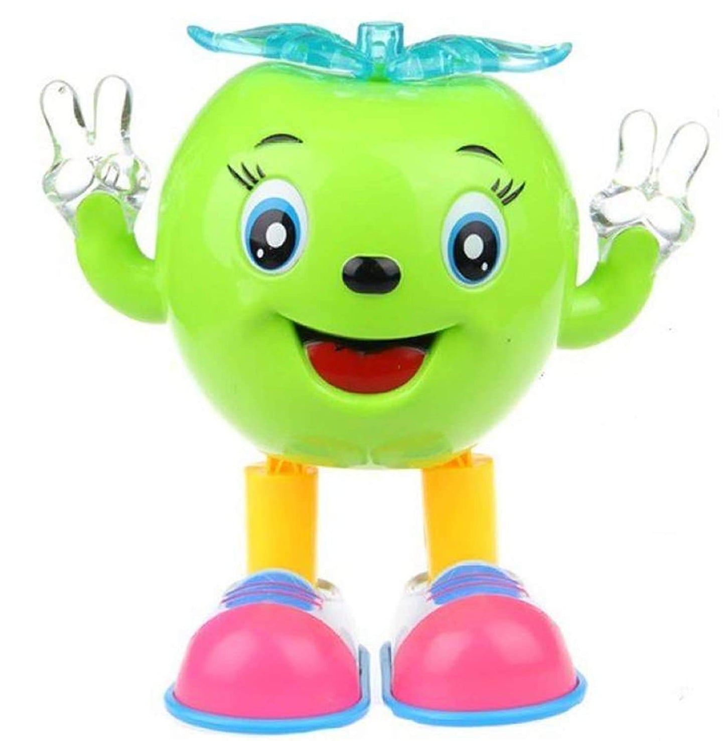 Dancing Toys for Kids, Electric Dancing Apple Robot With Led Flashing Music Kids Interactive