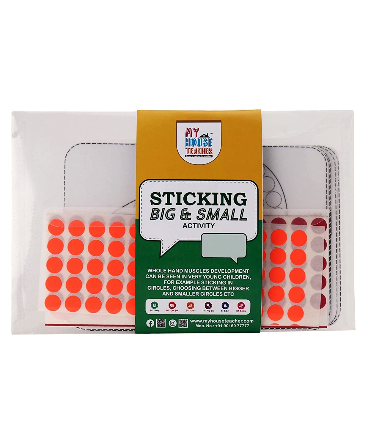 Big And Small Reusable Activity Busy Bag, Activity Kit