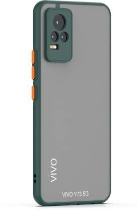 Translucent Back Case, Phone Case Cover For Vivo Y73 ( 5g ) (Green, Camera Bump Protector)