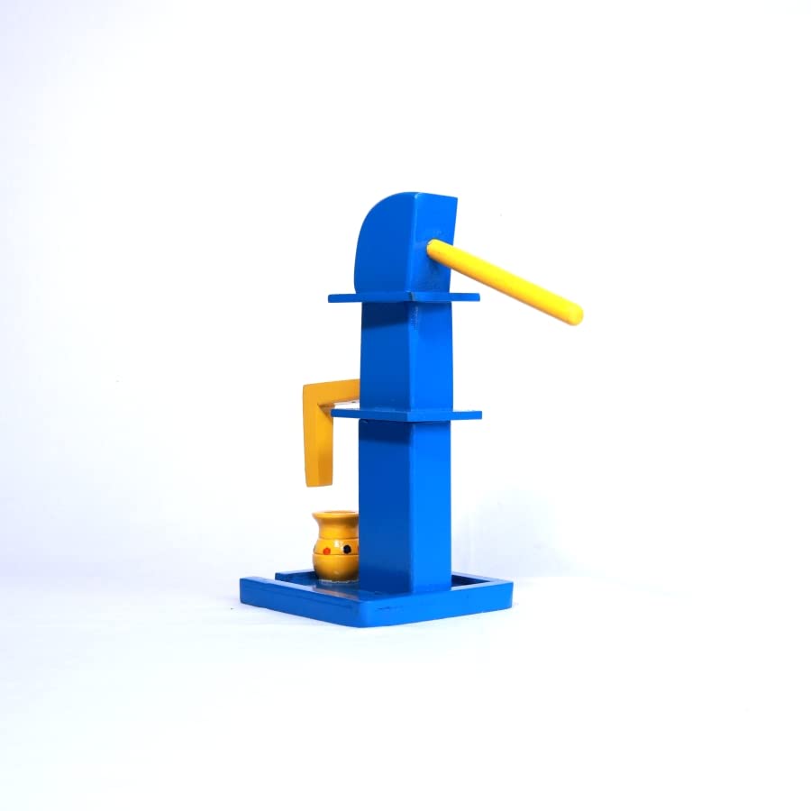 Wooden Hand Pump Toy, Showpiece For Table Decor Decorative Showpiece